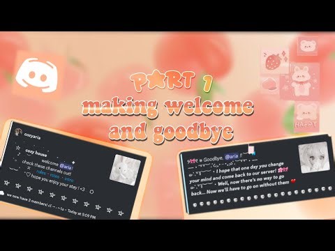 how to make welcome and goodbye | discord mimu | updated 2024