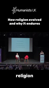 Why are people religious? Is religion good for you? Why are religions fragmented? Evolutionary psychologist Professor Robin Dunbar tracks religion's origins back to what he terms the ‘mystical stance’ in his phenomenal lecture 'How religion evolved and why it endures'. Full lecture in comments. | Humanists UK