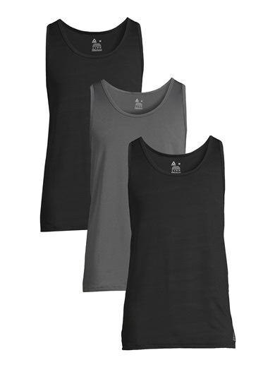 Reebok Men's Performance Tank Tops, 3-Pack