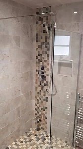 A beautiful bath to shower room conversation designed and built by P and R Plumbing | P and R Plumbing