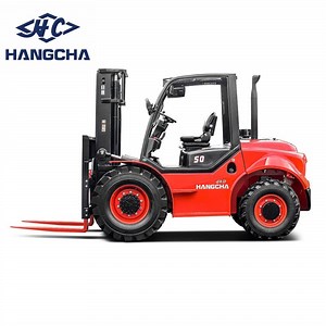 [Hot Item] 5ton Hangcha 4WD 4X4 Rough Terrain Forklift Cpcd50-Xw65c-Rt4