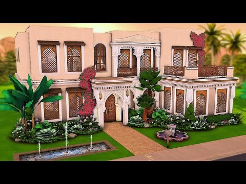 Moroccan Family Home | The Sims 4 Speed Build