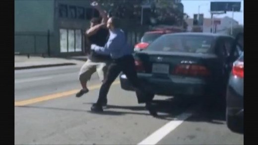 Video Captures Road Rage Incident in Los Angeles