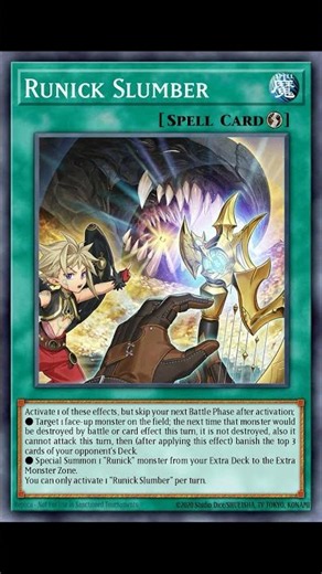 Runick Slumber (DABL) - Why This Ultra Rare Yugioh Spell Is BROKEN!