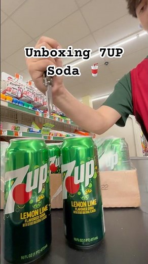 Unboxing 7UP Soda 🥤