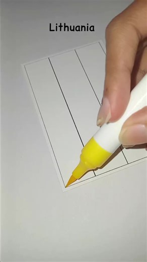 𝐒𝐣 𝐂𝐨𝐥𝐨𝐫 𝐖𝐨𝐫𝐥𝐝 on Instagram: "Lithuania 🇱🇹 | Country flags | Coloring #lithuania #countryflag #coloring #asmrvideo #viralrëëls #colorcuddle #sj_color_world #viral #onemillionaudition #RelaxingContent #foryoupageシforyou #asmrcoloring #satisfyingvideo #trendig #coloringpages #satisfying #relaxing"