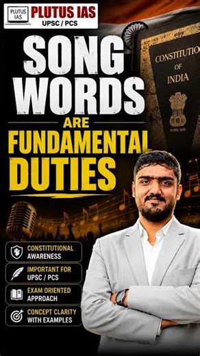 Fundamental Duties Explained | Constitutional Awareness for UPSC/PCS | Amit Sir | Plutus IAS #shorts