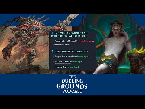 Reacting to the Duel Commander Ban Announcement 26/01/2026 | The Dueling Grounds Podcast