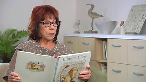In honor of #NationalBookMonth, we're picking 'Library Lion' off the shelves to celebrate! Watch the full read-aloud by Mindy Sterling here: https://bit.ly/45lzTZ9 | Storyline Online