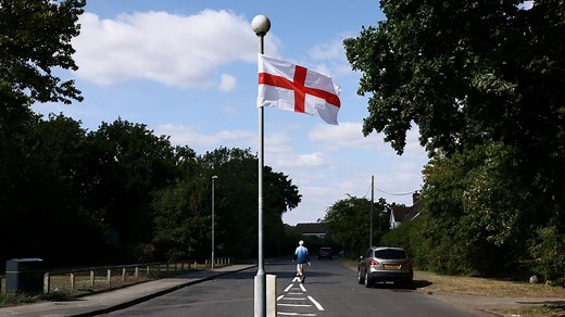 Flags raised in protest after council takedown