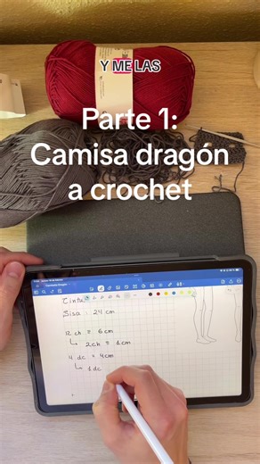 Proyecto Camisa Dragón a Crochet - Parte 1