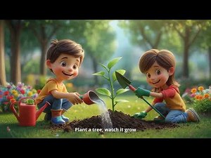 Plant a Tree, Watch it Grow! 🌳🌞 | Fun Nature Song for Kids | Learn About Trees & the Earth!
