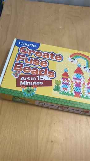 This #fusebeads kit was so much fun. I had never heard of this until my daughter came home from a party a few weeks ago talking about it nonstop. The kit comes with everything you need including some templates, which you can also get from their app. We did some templates & also created our own. Def recommend as a #kidscrafts #kidscrafting #funcrafts @Caydo