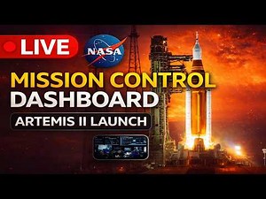 🔴 LIVE: NASA Artemis II Launch | Humanity Returns to the Moon | Mission Control Dashboard