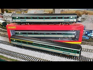 Hornby New 2022 release Mark 3 HST coaches. Review and running Test.