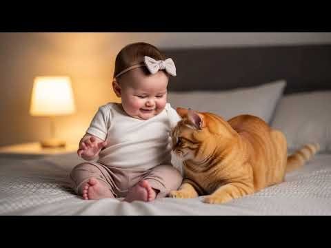 #그냥 같이 있는 게 좋은 사이.#The Cat Who Chose the Baby.#赤ちゃんを守る猫