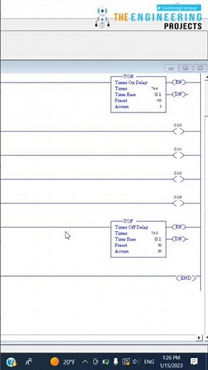 Retentive Timers in PLC Ladder Logic Programming