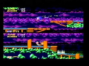 Sonic The Hedgehog 2 Two Player Competition Mystic Cave Zone SEGA Mega Drive