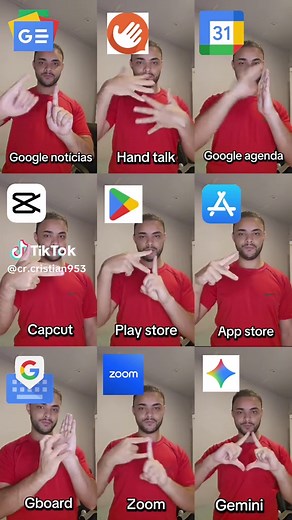 Aprendendo Sinais em Libras para Google Agenda