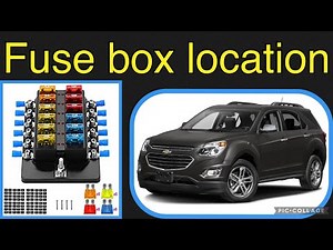 The fuse box location on a 2017 Chevy Equinox