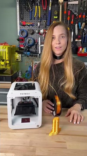 3DPrinted Collapsible Sword on a Toybox printer