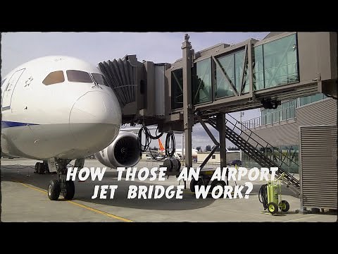 HOW THOSE AN AIRPORT JET BRIDGE WORK?