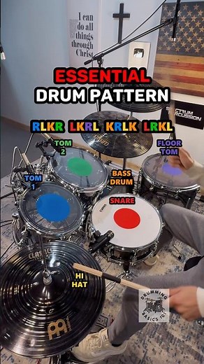 Essential Drum Pattern Every Drummer Should Know 🥁 #drums