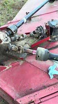 Bush Hog PTO plastic guard removal. #Bushhog#pto