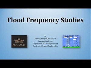 Flood Frequency Studies.