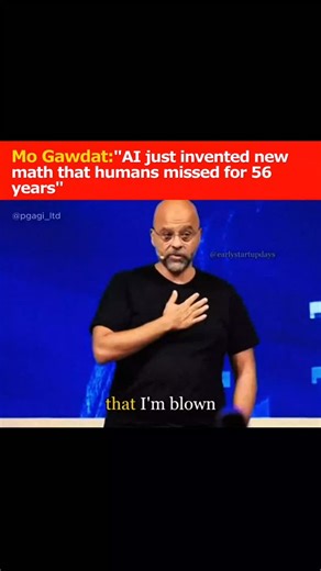 PG-AGI on Instagram: "Mo Gawdat, former Google X executive, says AI is no longer just writing code, it is correcting human mathematics. ⠀ After 56 years using the same matrix multiplication method, AI realized the approach was flawed. It did not optimize software. ⠀ It invented new math. The result was a 23% performance boost and the removal of hundreds of millions of dollars in costs and energy use. ⠀ #ai #pgagi #artificialintelligence #google"