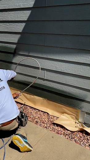 Paint tip: Always be sure to paint under the overlap of the siding#painting #paint #painter #painters #homereno #homerenovation #newhome #newhouse | Imperial Painters LLC