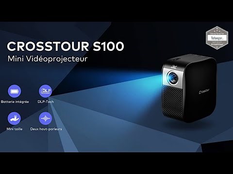 Crosstour Mini projector S100 - DLP - 100 ANSI Lumens 2000: 1 - Crostour S100 Projector