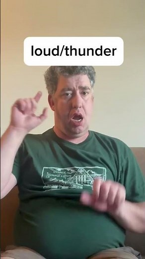 ASL sign for loud / thunder / Learn ASL