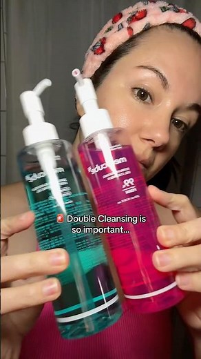 Medicube double cleanser system how to use #skincaretips #selfcare #skincareover40