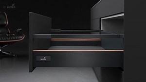 1.6K views · 36 reactions | Probably the easiest way to create visual highlights with an individual touch: decorative, self adhesive designer profiles in stainless steel, chrome, aluminium, oak or walnut look give your drawer more character. | Hettich Group | Facebook