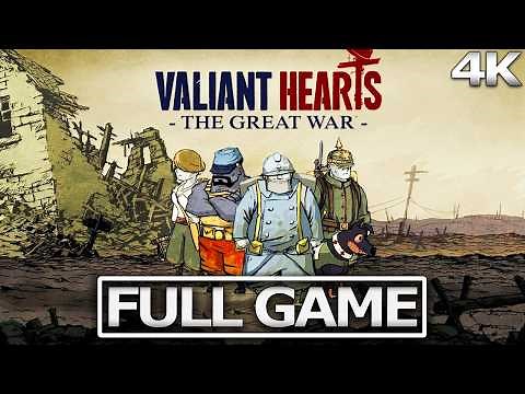 VALIANT HEARTS: THE GREAT WAR Full Gameplay Walkthrough / No Commentary【FULL GAME】4K Ultra HD