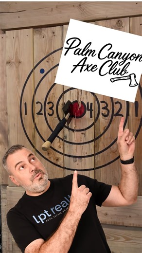 James Suer | Coachella Valley REALTOR® on Instagram: "Looking for something different to do?! Go throw some axes 🪓 at the @palmcanyonaxeclub in #palmsprings #coachellavalley #thingstodoinpalmsprings"