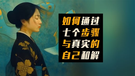 如何通过七个步骤与真实的自己和解（揭示我们逃避自我的深层原因，以及如何将恐惧转化为内在力量）（双语配音）