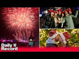 ‘Incredible’ fireworks display lights up Hogmanay celebrations in Edinburgh