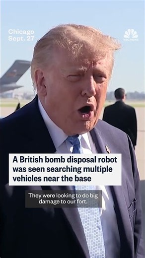 Suspects intended 'big damage' to U.S. base in U.K.,Trump says