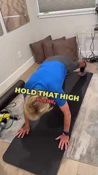 Core strengthening plank with rotation, we’re moving without limits