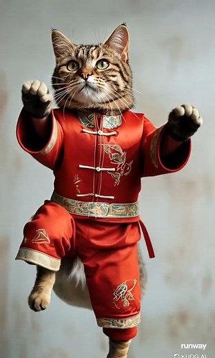 Epic Cat Kung Fu Moves! 🐾 Master of Martial Arts