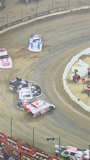 Super Late Model Crash From Dome 😳