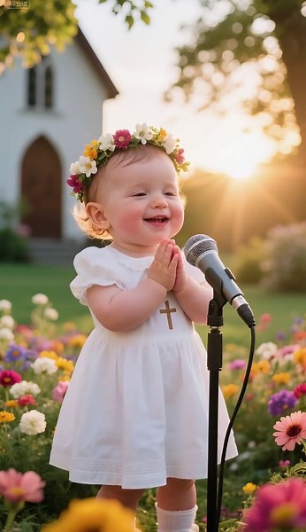 Cuteness Overload: Baby Singing Songs of Praise