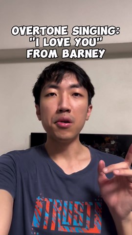 Wyz KC on Instagram: "Overtone Singing: "I Love You" from Barney Lyrics: I love you, you love me We're a happy family With a great big hug And a kiss from me to you Won't you say you love me too? #singasyoulike #overtonesinging #barneyandfriends #throatsinging #iloveyouyoulovemewereahappyfamilywithagreatbighugandakissfrommetoyouwontyousayyoulovemetoo"