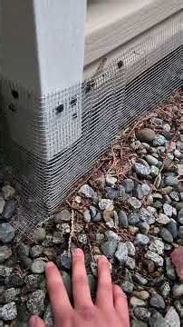 Why Your Mouse Proofing Isn't Working Gaps and Unburied Mesh Exposed