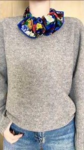 "Quick Scarf Styling: Easy Ruffled Collar Tutorial"UniqueScarfTyingTechniques: