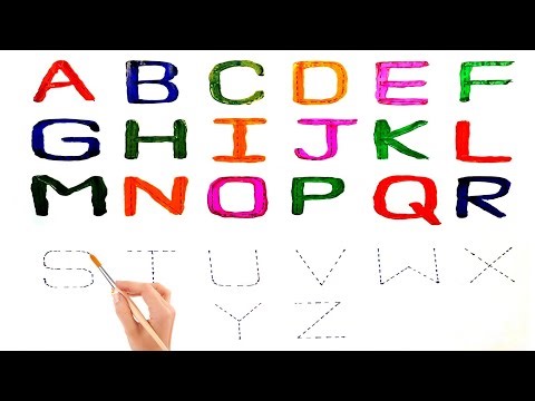 Alphabets tracing video | Easy letter tracing |step by step letter tracing |How to write ABC |A to Z