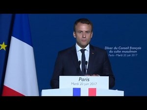 Rupture du jeûne du Ramadan en présence du président Macron