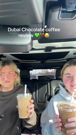 Possibly last coffee review together 💔 see u at coachella?🤣 Anyways this was lowkey bad both coffees but adriana liked. Stay tuned for our college reviews San Diego and Bloomington 💋 BYEEE